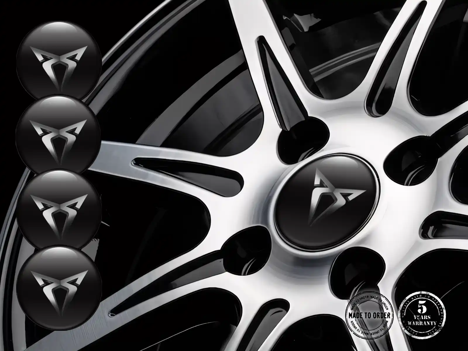 Seat Cupra Pegatinas de Cúpula Estilo Emblemas de Racing 
